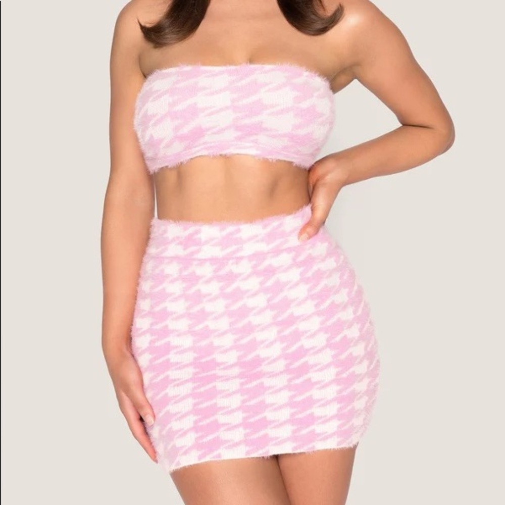 Meshki houndstooth set